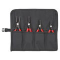 00 19 57 Precision Circlip Pliers Set in Roll, 4 Piece