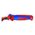 KNIPEX 16 50 145 SB Stripping Knife with Guide Shoe and Ratchet Function