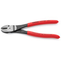 KNIPEX 74 01 200 High Leverage Diagonal Cutters Plastic Coated Grip 200mm