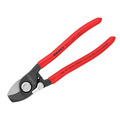 KNIPEX Cable Shears Plastic Coated Grip with Return Spring 165mm