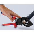 KNIPEX KPX9531250 95 31 250 Ratchet Action Cable Cutter Multi-Component Grip 250mm