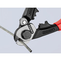KNIPEX KPX9561190 95 61 190 Wire Rope/Bowden Cable Cutter Plastic Coated Grip 190mm