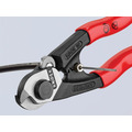 KNIPEX 95 61 190 Wire Rope/Bowden Cable Cutter Plastic Coated Grip 190mm