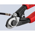 95 62 190 Wire Rope/Bowden Cable Cutters Multi-Component Grip 190mm