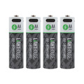 Lighthouse AA USB-C Rechargeable Li-ion Battery Pack of 4