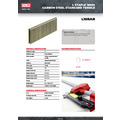 SENCO Narrow Crown Staples 16mm galv