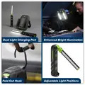 Sealey LED1801K Rechargeable Floodlight/Folding Inspection Light Docking Station Kit
