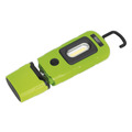 Sealey LED3601G Rechargeable 360� Inspection Light 3W COB & 1W SMD LED - Green