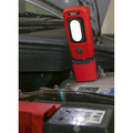 Sealey LED3601R Rechargeable 360� Inspection Light 3W COB & 1W SMD LED - Red
