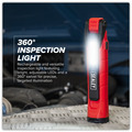 Sealey LED3605R Rechargeable 360� Inspection Light 10W & 2 x 4W SMD LED - Red