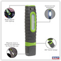 Sealey LED3606G Rechargeable 360� Inspection Light 15W & 3W SMD LED - Green