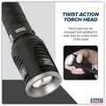 Sealey LED4494 Rechargeable Aluminium Torch with Adjustable Focus 60W COB LED