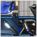 Sealey LED450UV Rechargeable UV Penlight Torch with Laser Pointer 5W COB & 3W SMD LED