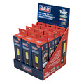 Sealey LED601DB LED Twist&reg; Rechargeable Inspection Light 5W COB & 1W SMD - Display Box of 12