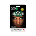 Ledlenser LED6103 SEO3 LED Headlamp - Green (Test-It Pack)