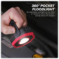 Sealey LED700PR Rechargeable 360 Pocket Floodlight with Magnet 7W COB LED - Red