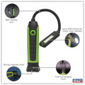 Sealey LEDFLEXG Rechargeable Flexi Inspection Light 5W COB & 3W SMD LED