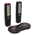 Sealey LEDWCBCOMBO5 Inspection Light (x2) with Double Wireless Charging Base 5W COB & 1W SMD LED