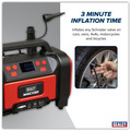Sealey MAC13D Tyre Inflator & High-Volume Air Pump 12V/230V AC