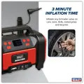 Sealey MAC13D Tyre Inflator & High-Volume Air Pump 12V/230V AC