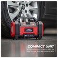 Sealey MAC13DR Rechargeable Tyre Inflator & High Volume Air Pump 12V