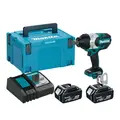 Makita DTW1001RTJ Impact Wrench 2-18v-5Ah Li-ion Batteries Brushless