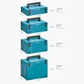 Makita 821552-6x2 821552-6 396mm x 296mm x 315mm MAKPAC Type 4 Connector Case 2pk