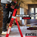Excel 31128 Electricians Fibreglass Platform Step Ladder 3 Tread 1.34m EN131