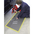 Sealey MIC1218Y3 Interlocking EVA Foam Workshop Mat Set with Hi-Vis Edges 1240 x 1825mm