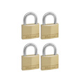 MLK140Q Master Lock Solid Brass 40mm Padlock 4-Pin - Keyed Alike x 4