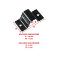 MLK1489E Master Lock Floor / Wall Anchor Mounting Point