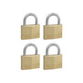 MLK150Q Master Lock Solid Brass 50mm Padlock 5-Pin - Keyed Alike x 4