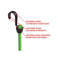 MLK3021E Master Lock Twin Wire Bungee Cord 80cm Green 2 Piece