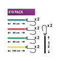 MLK3043E Master Lock Twin Wire™ Bungee Organiser 10 Piece