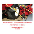 MLK3058E Master Lock Ratchet Tie-Down J-Hooks 4.50m