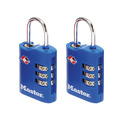 MLK4686EURT Master Lock TSA 3-Digit Combination Zinc 30mm Padlock x 2