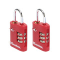 MLK4686EURT Master Lock TSA 3-Digit Combination Zinc 30mm Padlock x 2