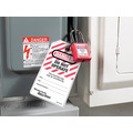 MLK497A Master Lock No. 497A Heavy-Duty Safety Tags (12) - DANGER DO NOT OPERATE
