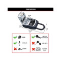 MLK5400E Master Lock 5400E Portable Shackled Combination Key Lock Box (Up To 3 Keys)