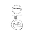 MLK736E Master Lock Van Lock