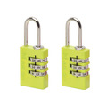 MLK7620TCOL Master Lock Aluminium  3-Digit Combination 20mm Padlock Colour x 2