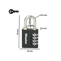 MLK7641BLK Master Lock Set-Your-Own Combination Padlock 40mm