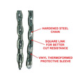 8016E Hardened Steel Chain 1m x 8mm