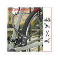 MLK8229E Master Lock Black Steel Rigid Combination Cable 0.9m x 12mm
