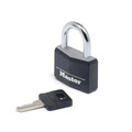 MLK9140BLK Master Lock Aluminium Black Vinyl Cover 40mm Padlock 4-Pin