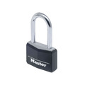MLK9140BLKLF Master Lock Aluminium Black Vinyl Cover 40mm Padlock 4-Pin - 38mm Shackle