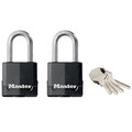MLKM115TLF Master Lock Excell™ Weather Tough 45mm Padlock 4-Pin - Keyed Alike x 2