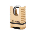 MLKM1177ECC Master Lock Excell™ Closed Shackle Brass Combination 58mm Padlock