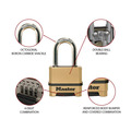Excell™ 4-Digit Combination 50mm Padlock - 38mm Shackle