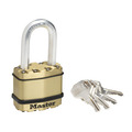 MLKM1BLF Master Lock Excell™ Brass Finish 45mm Padlock 4-Pin - 38mm Shackle